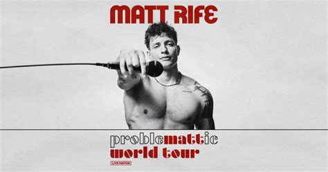 matt rife minneapolis 2023|Matt Rife: ProbleMATTic World Tour